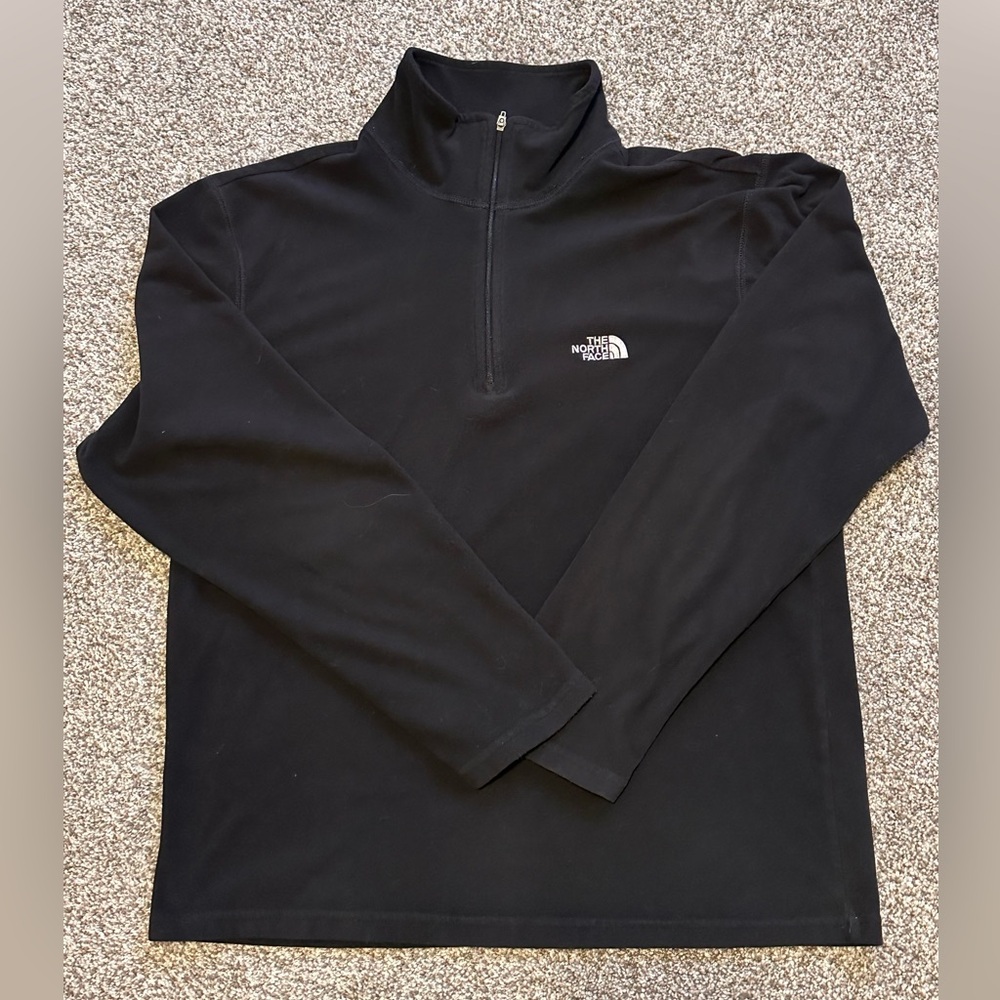 The North Face Black Quarter-Zip Pullover